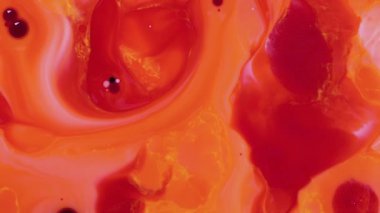 Soyut doku, karıştırma ve hareket çok renkli boya su, ağır çekim.