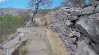 spinalonga üst ada Yunan Adası seyahat kavramı antik kalıntıları ulaşan