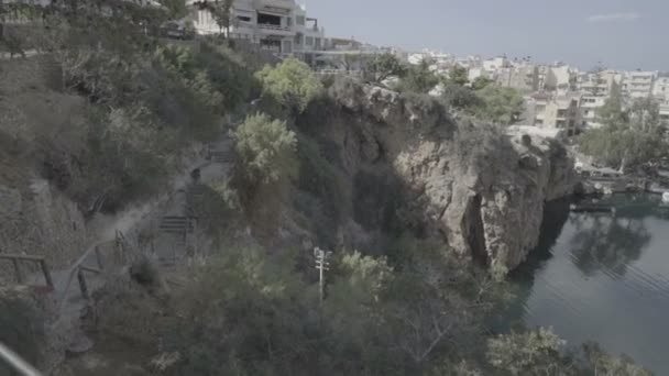 Kreta, pantai Yunani, perjalanan liburan musim panas — Stok Video