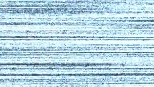 Diseño único Animación digital abstracta Pixel Noise Glitch Error Vídeo Daño — Vídeos de Stock