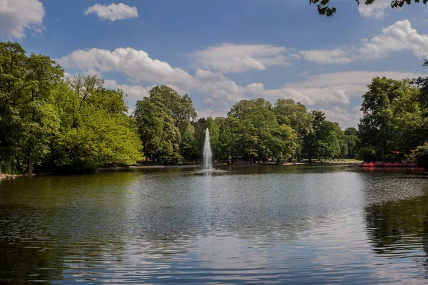 Almanya Köln Deki Volksgarten Park Güzel Bir Park Sahnesi — Stok fotoğraf