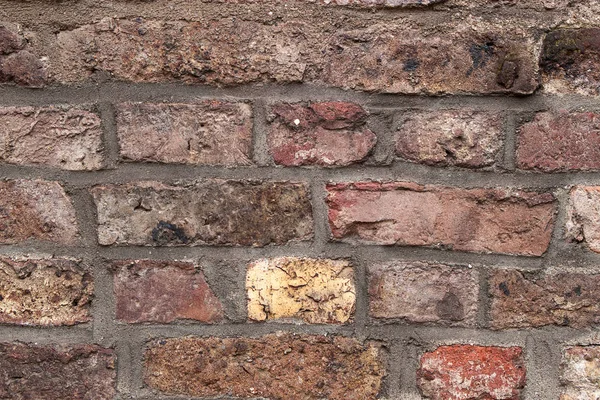 Eski kırmızı tuğla duvar dokusu grunge arkaplanı