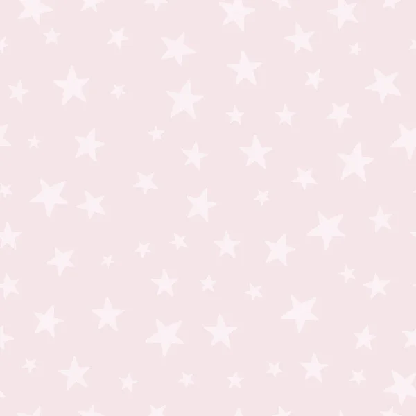 Sky Stars Cream typografie naadloze patroon — Stockvector