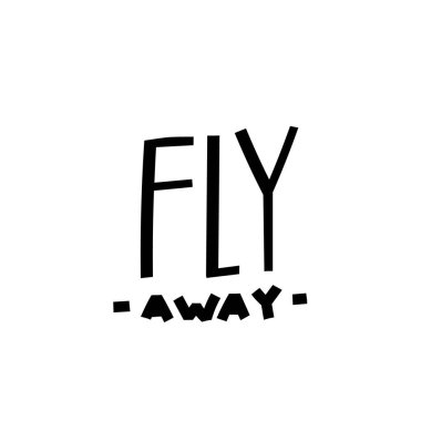 Fly away kağıt cutout gömlek teklif yazı