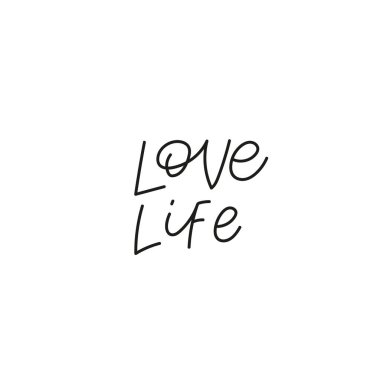 Son alıntı yazısı. Kaligrafi ilhamı grafik tasarım tipografi elementi. Elle yazılmış kartpostal. Basit siyah vektör işareti. Geometrik basit biçim arkaplanı.