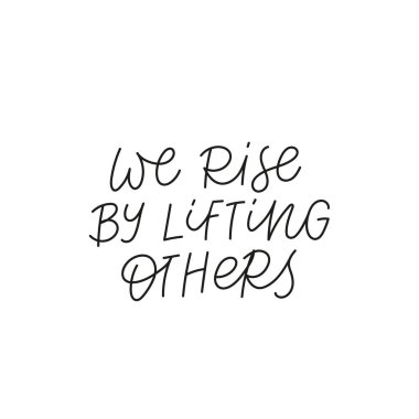 Başkalarının el yazısını kaldırarak yükseliyoruz.