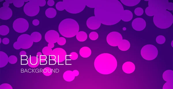 Background Bubbles Gradient Cluster Bubbles Purple Gradient Background — Stock Vector