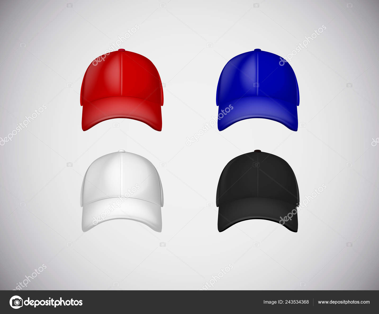 Blank hat template