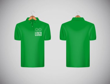 Erkekler ince yapılı dar kısa kollu polo gömleği reklamverenlerin için logolu