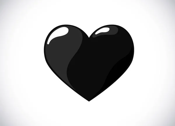 Bad Black Heart Shape Symbol Translucent Glossy Toxic Love Stock Photo -  Download Image Now - iStock