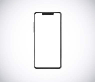 Yeni açık smartphone, telefon prototip izole. Blan ile hareket eden