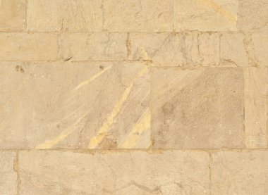 Eski Ortaçağ taş duvar arka plan olarak engellemek.