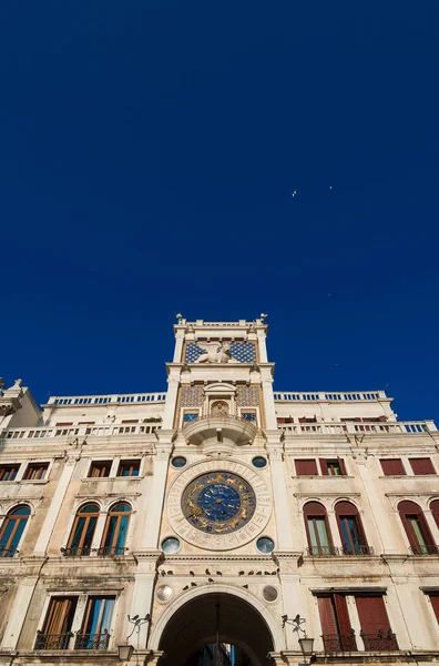 Venedig Italien Dezember 2017 Venedig Schöner Alter Uhrturm Ende Des — Stockfoto