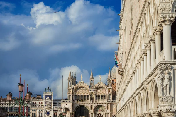 Venice Italy February 2018 View Saint Mark Square Beautiful Monuments — Stock Photo, Image