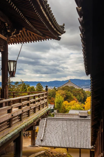 Nara Japon Novembre 2017 Vue Automne Célèbre Temple Todai Ville — Photo