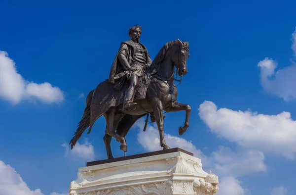 Gyula Andrassy monumento em Budpaest — Fotografia de Stock