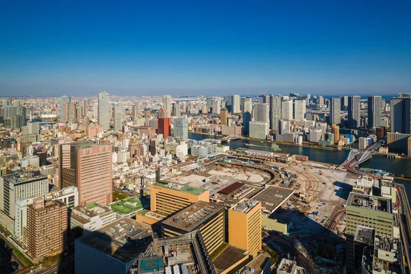 Rivning av Tsukuji fiskmarknad i Tokyo — Stockfoto