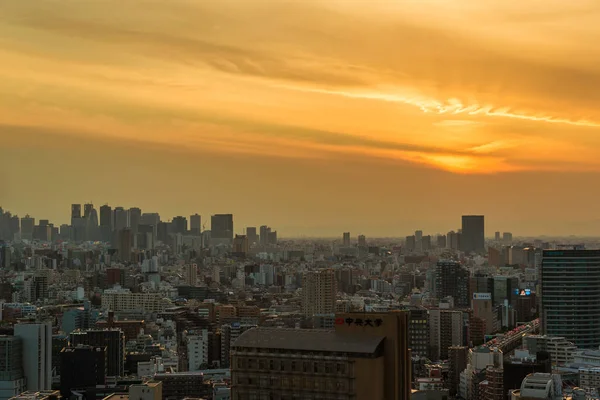 Shinjuku zonsondergang in Tokio — Stockfoto