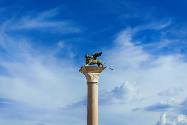 Leão de São Marcos em Veneza — Fotografia de Stock