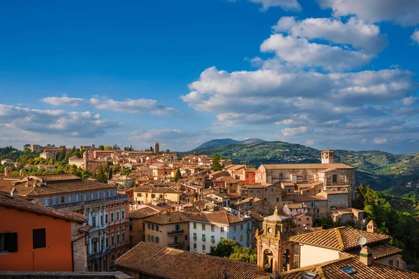 Perugia historic center view — стокове фото