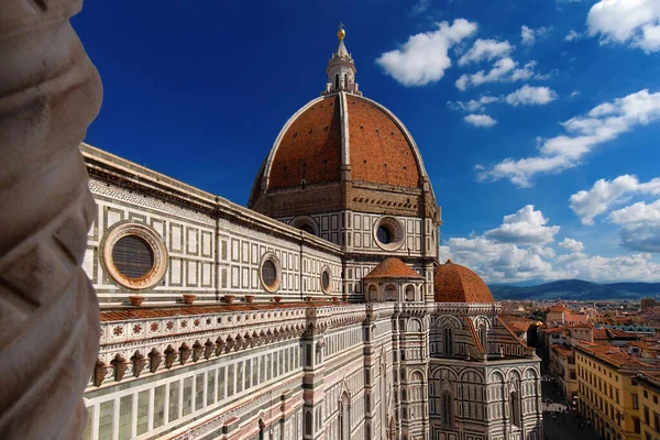 Utsikt Över Underbara Kupolen Santa Maria Del Fiore Mary Flower — Stockfoto