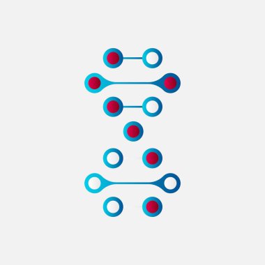İnce çizgi kavramı. DNA simgeler vektör çizim ayarlayın. Poligonal Dna kavramı. DNA, genetik üye, öğeler ve simgeler koleksiyonu. Vektör kafes küre.