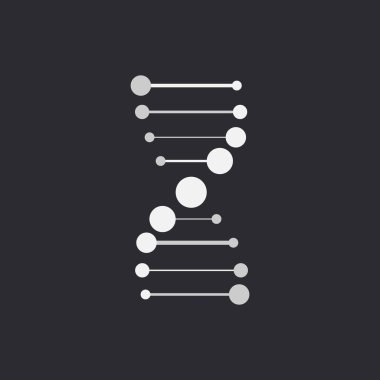 İnce çizgi kavramı. DNA simgeler vektör çizim ayarlayın. Poligonal Dna kavramı. DNA, genetik üye, öğeler ve simgeler koleksiyonu. Vektör kafes küre.