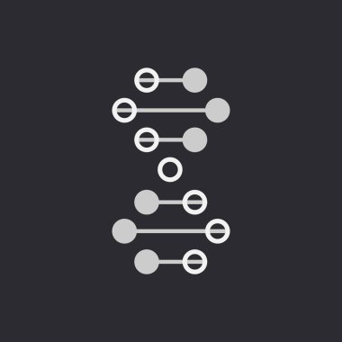 İnce çizgi kavramı. DNA simgeler vektör çizim ayarlayın. Poligonal Dna kavramı. DNA, genetik üye, öğeler ve simgeler koleksiyonu. Vektör kafes küre.