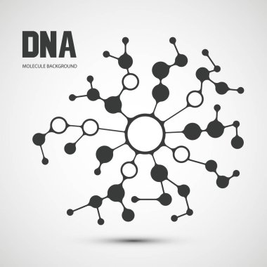 Alt yapısı. Moleküler ve genetik kafes. Tıp ve bilim. Vektör grafikleri