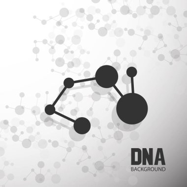 Alt yapısı. Moleküler ve genetik kafes. Tıp ve bilim. Vektör grafikleri