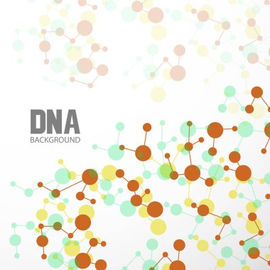 Alt yapısı. Moleküler ve genetik kafes. Tıp ve bilim. Vektör grafikleri