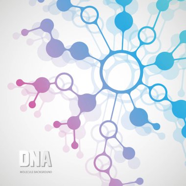 Alt yapısı. Moleküler ve genetik kafes. Tıp ve bilim. Vektör grafikleri