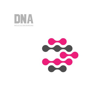 Alt yapısı. Moleküler ve genetik kafes. Tıp ve bilim. Vektör grafikleri