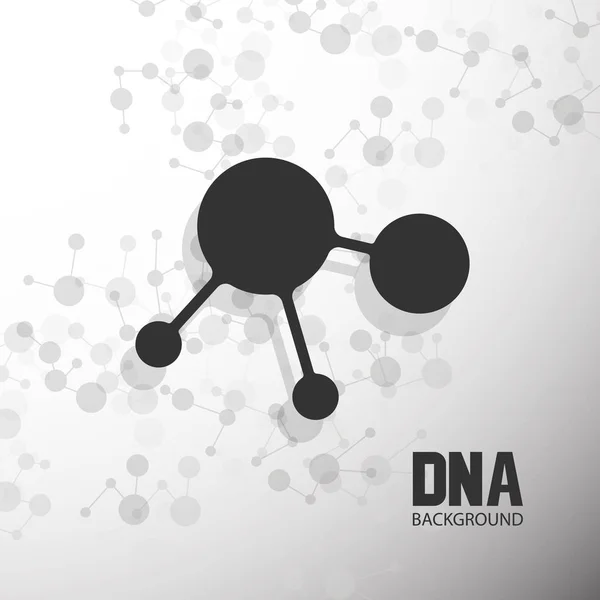 Structuur van de bodem. Moleculaire en genetische mesh. Geneeskunde en wetenschap. Vectorafbeeldingen — Stockvector