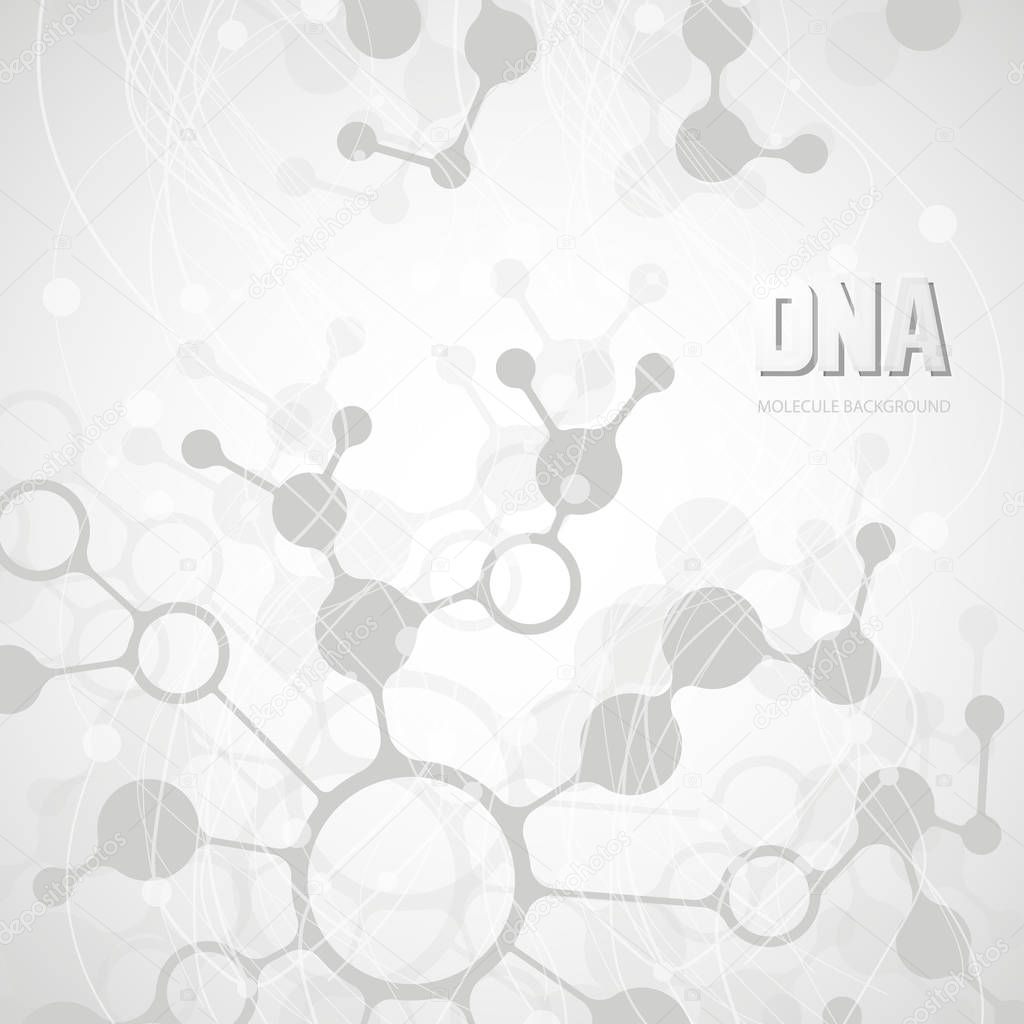 Bottom structure. Molecular and genetic mesh. Medicine and science. Vector graphics