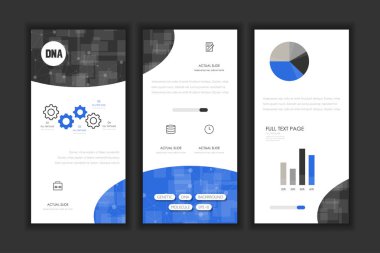 Molekül arka plan Dna sayfa şablonu.