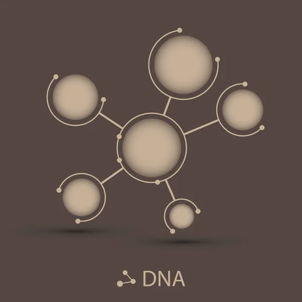 Struttura inferiore. Maglia molecolare e genetica. Medicina e scienza. Grafica vettoriale — Vettoriale Stock