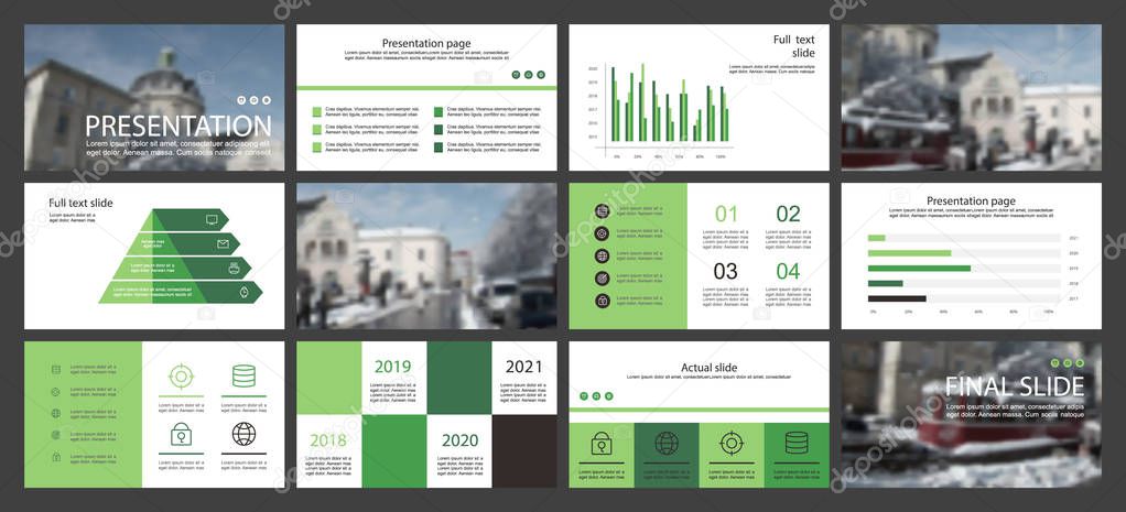 This template is the best as a business presentation, used in marketing and advertising, flyer and banner, the annual report. Elements on a dark grey background