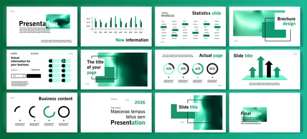 Este modelo é o melhor como uma apresentação de negócios, usado em marketing e publicidade, folheto e banner, o relatório anual —  Vetores de Stock