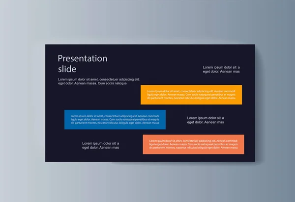 Zakelijke presentatie brochure ruimteverkenning en het traject van planeten — Stockvector