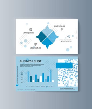 Piyasada promosyon mal ve Hizmetleri pazarlama için broşürler seti