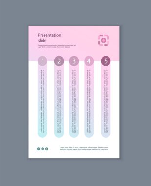 İş sunumu broşürü reklam mal ve Hizmetleri