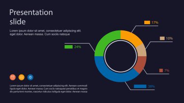 Uzay ve güneş sistemi broşür kapağı çalışması