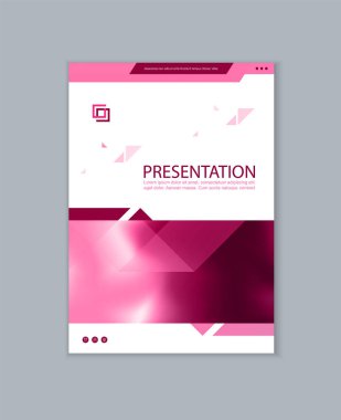 İş sunumu broşürü reklam mal ve Hizmetleri