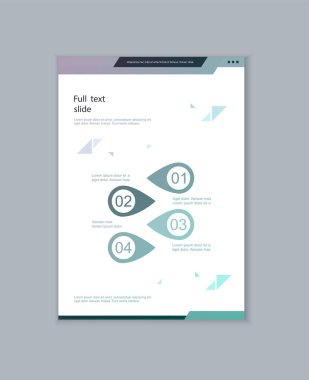 İş sunumu broşürü reklam mal ve Hizmetleri