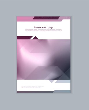 İş sunumu broşürü reklam mal ve Hizmetleri