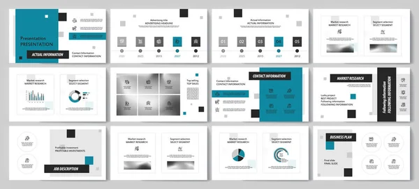 Denna mall är bäst som en Affärspresentation, används i marknadsföring och reklam, reklamblad och banner, årsredovisningen — Stock vektor