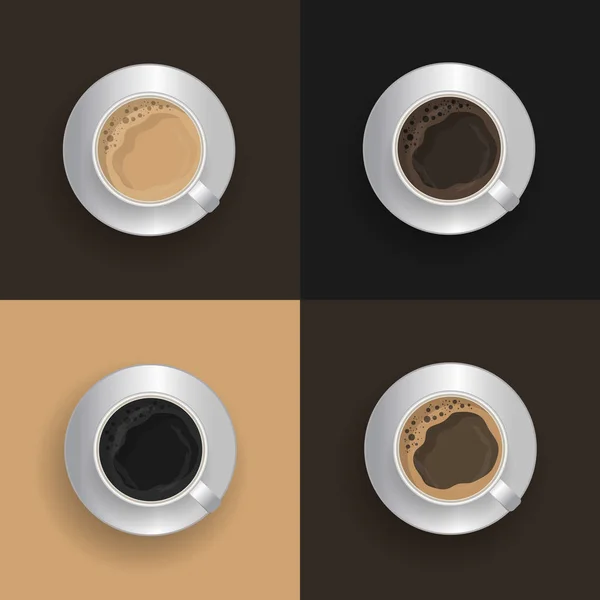 Café excelente bebida sempre. Design legal. Ilustração colorida — Vetor de Stock