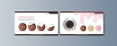 Piyasada promosyon mal ve Hizmetleri pazarlama için broşürler seti