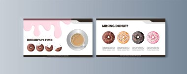 Piyasada promosyon mal ve Hizmetleri pazarlama için broşürler seti